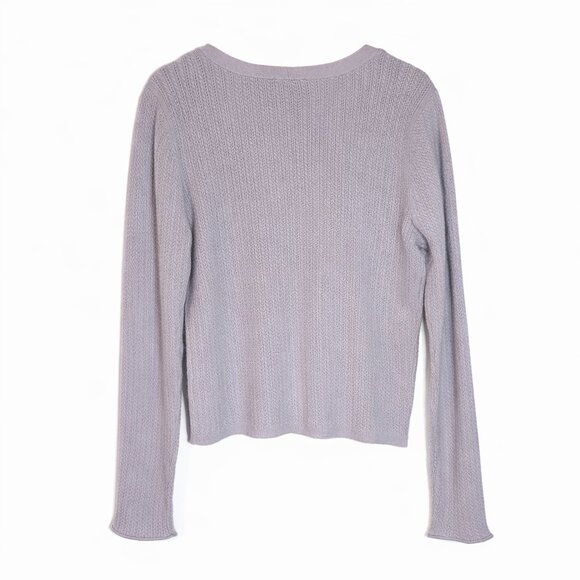 Gentle Fawn Mia V-Neck Pullover | Lavender | Women’s L - Picture 3 of 9